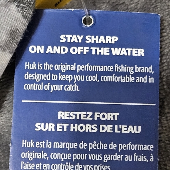 HUK Waypoint Pattern Hoodie, Performance Fishing Shirt for Men - SMALL - Picture 5 of 6